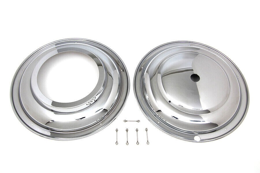 キー様オーダー　一輪車カバーNo.289 16 Front Wheel Cover Set Chrome fits Harley-Davidson 49-0291