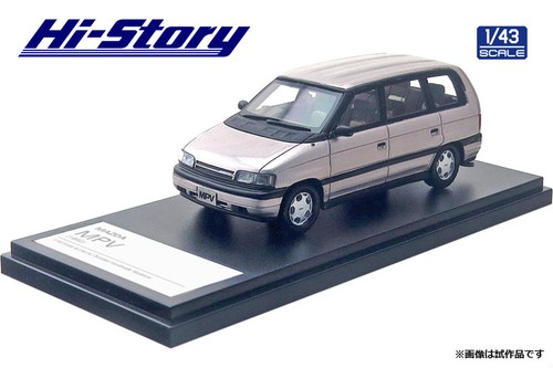 Hi-Story HS267SL 1/43 Mazda MPV 1990 Winning Silver Model