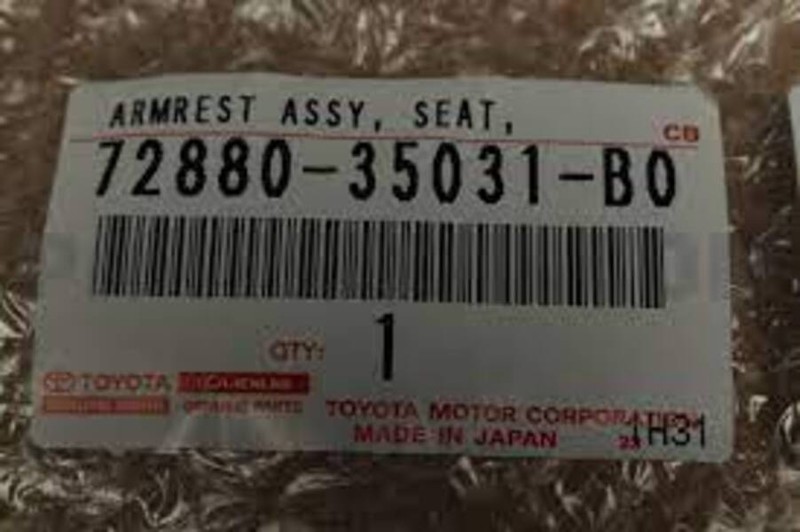 Toyota Genuine New FJ Cruiser 13-14 GSJ1# Armrest RH - Picture 2 of 3