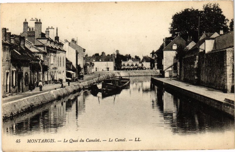 Cpa Montargis - Le Quai Du Canalet - Le Canal (227872)