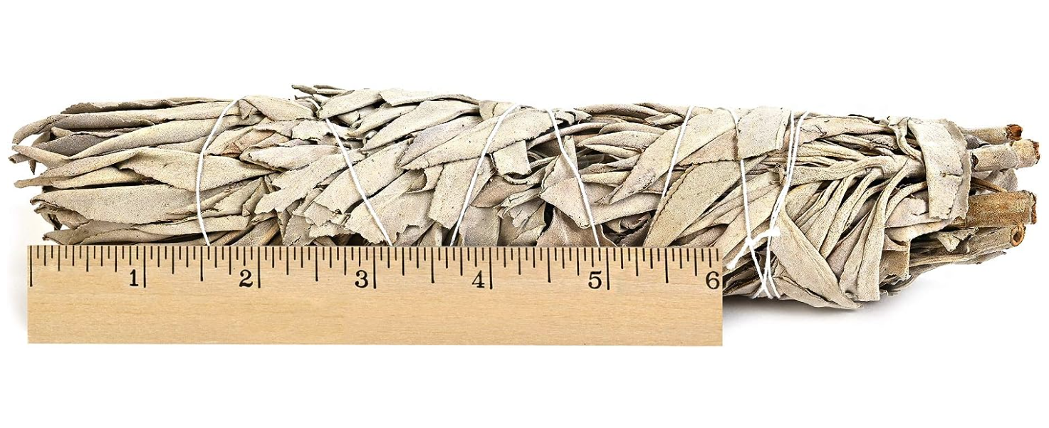White Sage Smudge Sticks 7-9" California White Sage, Large