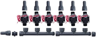 Hunter PGV100-MM 6 Zone Dura Manifold Kit No Flow Control - Barb