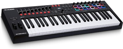 M-AUDIO OXYGEN PRO 49, 49 KEY USB MIDI KEYBOARD CONTROLLER W/ BEAT PADS *DM