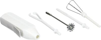 Mini Mixer Set Cordless Personal Small Hand Held Blender 5 Piece White NEW