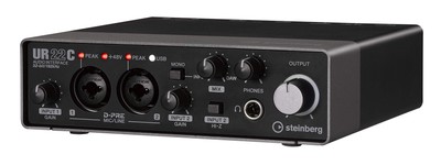 Steinberg UR22C 2x2 USB 3.0 Audio Interface with Cubase AI and Cubasis LE Black