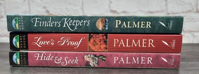 Lot of 3 Catherine Palmer Heart Quest Romantic Fiction Softcover Hide & Seek