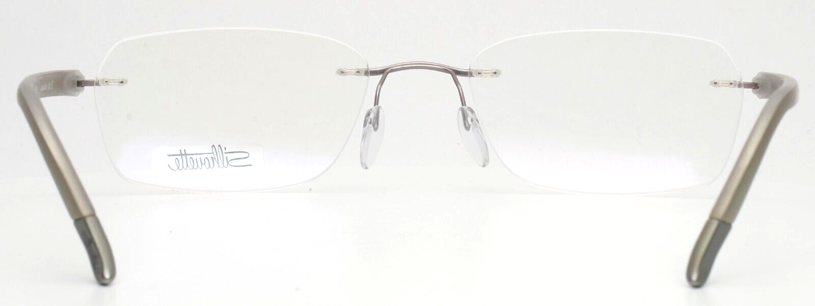 SILHOUETTE 4379 40 6054 5379 Creme Matte Mens Rectangle Eyeglasses 53-19-135