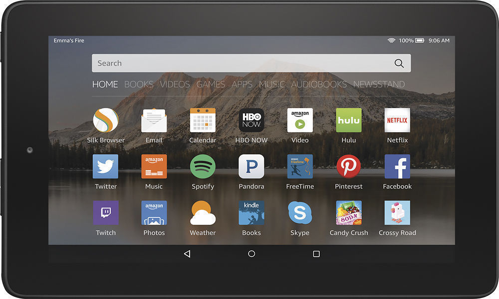 Планшеты и электронные книги Amazon со встроенной фронтальной камерой