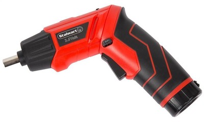 45-Pc LED Rechargeable Pivoting Cordless Screwdriver Set in Red [ID 3487051]