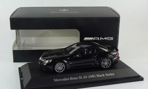 SL 65 AMG Black Seriesミニカー Mercedes SL65 AMG Black Series (R230) Grey 1/18 Diecast