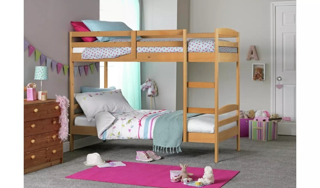 New Wooden Bunk bed frame SHORTY size. Less 1/2 shop price. Boxed