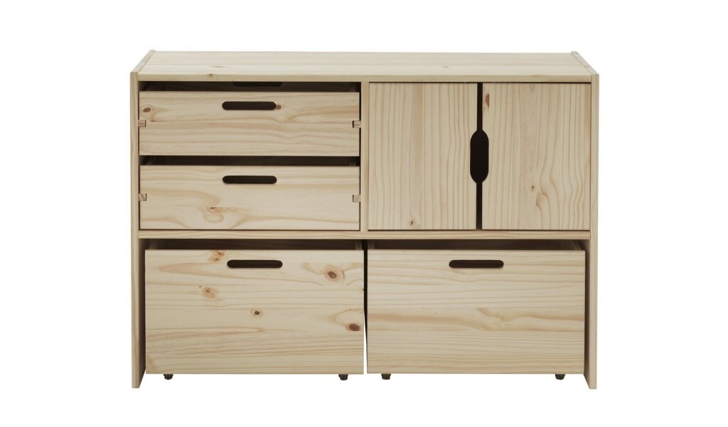 Habitat Kids Rico Double Storage Unit Pine in Edinburgh City Centre
