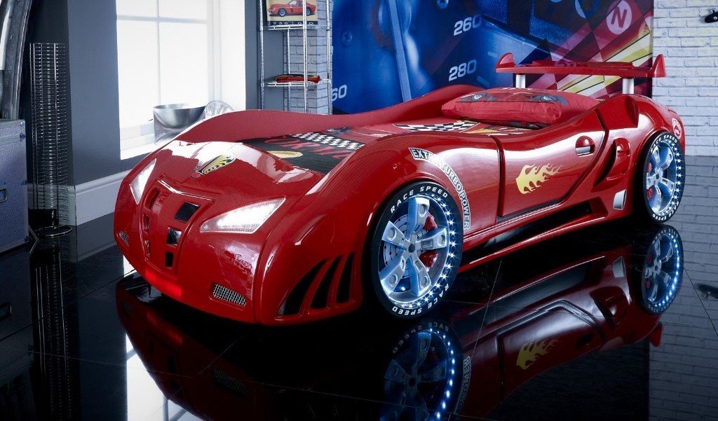 Lamborghini Childrens Kids Boys SUPER Car Racer Bed - Red ...