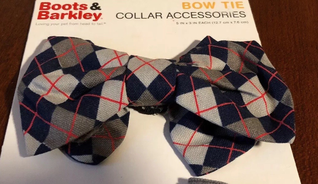 Dog Bowtie Collar Accessory Lot of 2