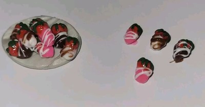 Dollhouse Chocolate Covered Strawberries Valentine's Day Coated Fruit