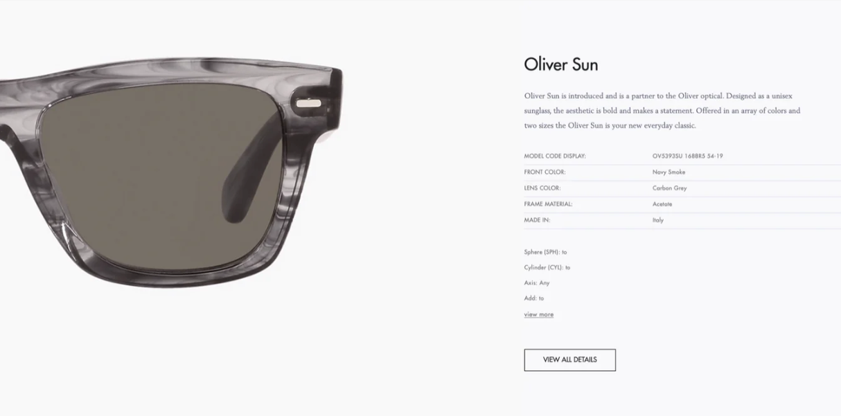 Pre-owned Oliver Peoples Martineaux 49mm Ov5450su In Dk Azure Polar Msrp$642 Great Gift In Gray