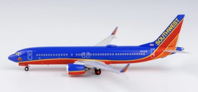 1:400 NG Models Southwest Airlines Boeing 737 MAX 8 N872CB Canyon Blue Retro