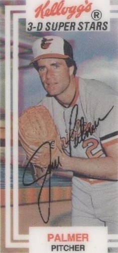 1983 Kellogg's 3-D Super Stars - Jim Palmer #39