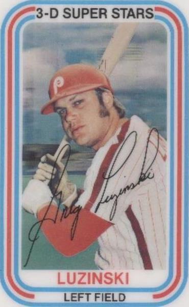 Kellogg's 1976 3-D Super Stars - Greg Luzinski #18