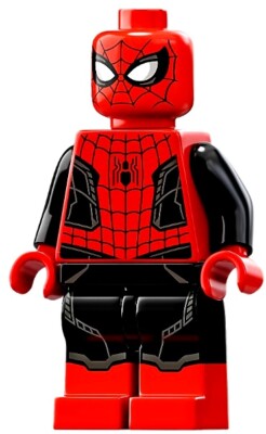 NEW LEGO SPIDER-MAN MINIFIG black & red suit figure minifigure 76184 spiderman