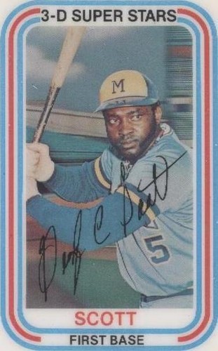 1976 Kellogg's 3-D Super Stars - George Scott #21