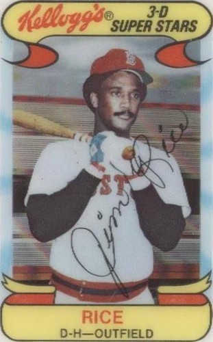 1978 Kellogg's 3-D Super Stars - Jim Rice #49