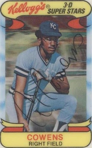 1978 Kellogg's 3-D Super Stars - Al Cowens #5