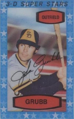 1975 Kellogg's 3-D Super Stars - Johnny Grubb #43