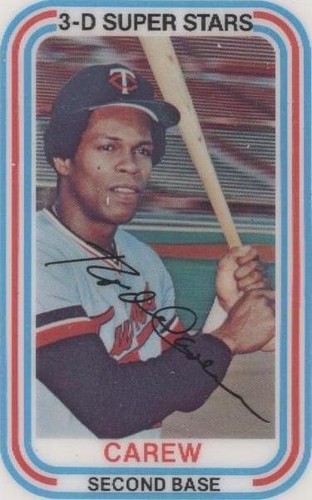 1976 Kellogg's 3-D Super Stars - Rod Carew #48