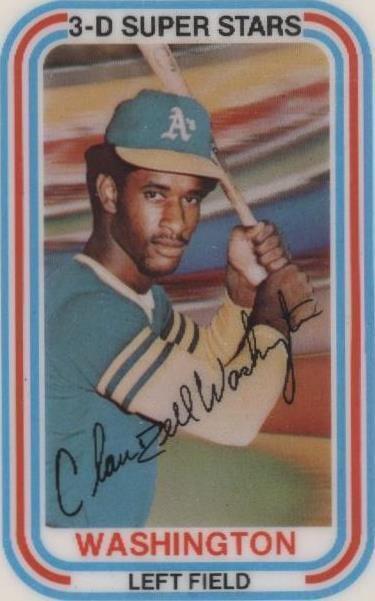 1976 Kellogg's 3-D Super Stars - Claudell Washington #2