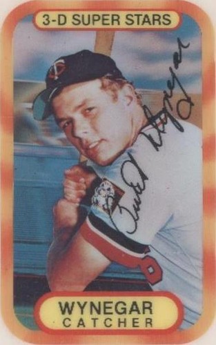 1977 Kellogg's 3-D Super Stars - Butch Wynegar #56