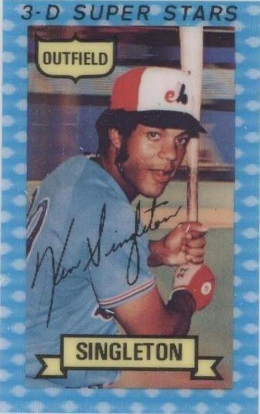 1974 Kellogg's 3-D Super Stars - Ken Singleton #48