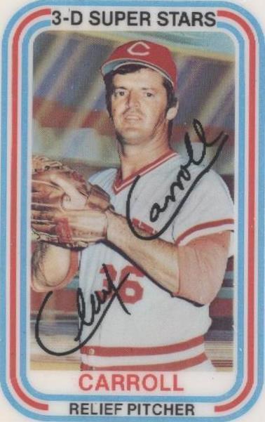 Kellogg's 1976 3-D Super Stars - Clay Carroll #6