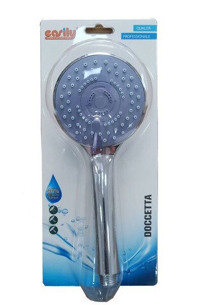 Bagno Doccetta Doccino Soffione Doccia Cornetta Rotondo Moderno 69054 dfh