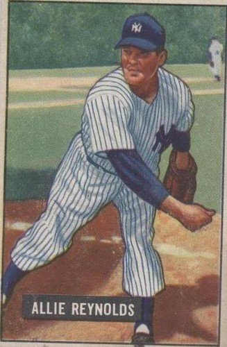 1951 Bowman - Allie Reynolds #109