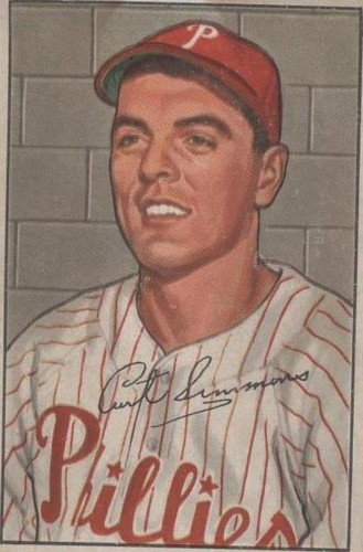 1952 Bowman - Curt Simmons #184