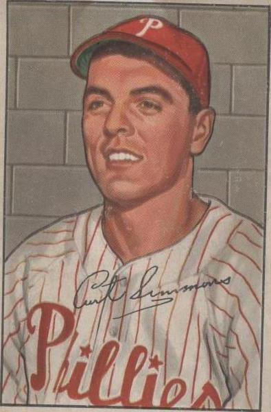 Bowman 1952 - Curt Simmons #184