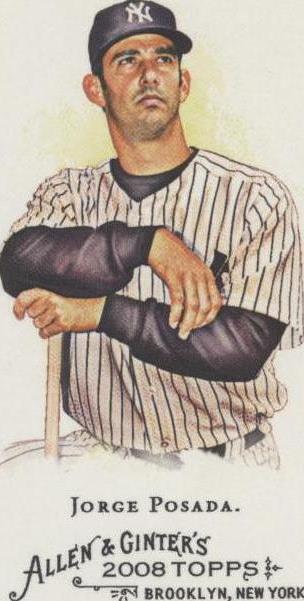 2008 Topps Allen & Ginter's - Jorge Posada #164