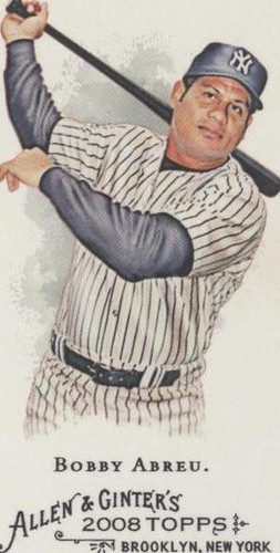 2008 Topps Allen & Ginter's - Bobby Abreu #145