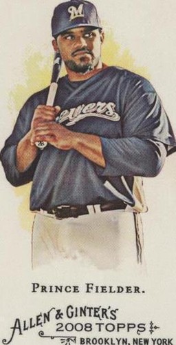 2008 Topps Allen & Ginter's - Prince Fielder #60