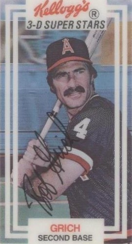 1983 Kellogg's 3-D Super Stars - Bobby Grich #60