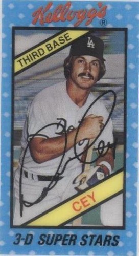 1980 Kellogg's 3-D Super Stars - Ron Cey #19