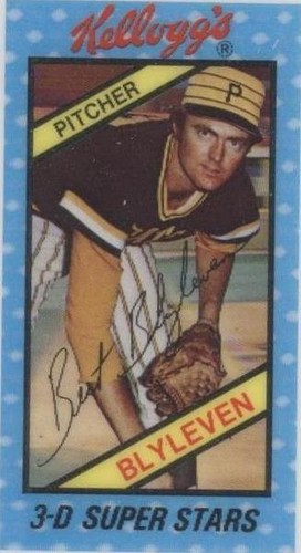 1980 Kellogg's 3-D Super Stars - Bert Blyleven #5
