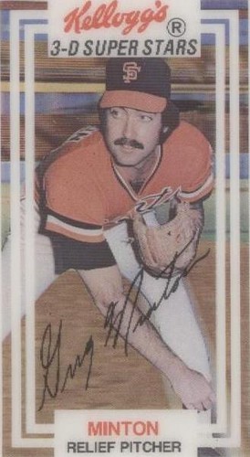 1983 Kellogg's 3-D Super Stars - Greg Minton #46