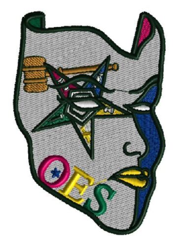 Masonic Order of Eastern Star (OES) Sew on Past Matron Mask Patch