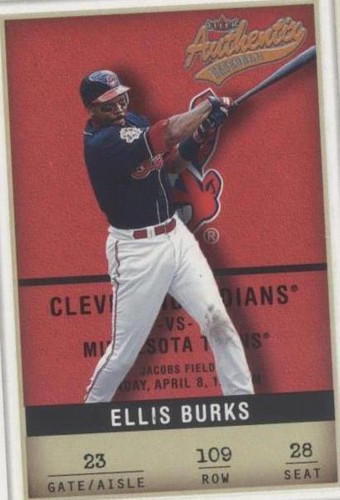 2002 Fleer Authentix - Ellis Burks #109