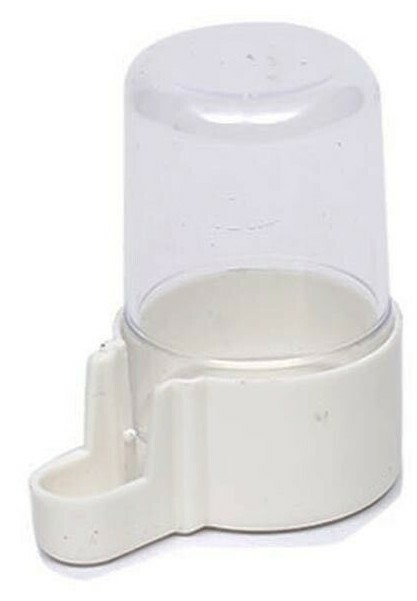 6 Bird Medicine Drinker Mini  Tube Feeder Food Water Cage Automatic Finch Canary