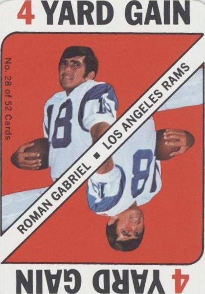 1971 Topps Game Cards Roman Gabriel #28