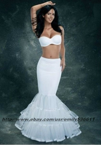 mermaid tulle slip