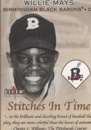 2001 Fleer Tradition - Willie Mays #14 ST